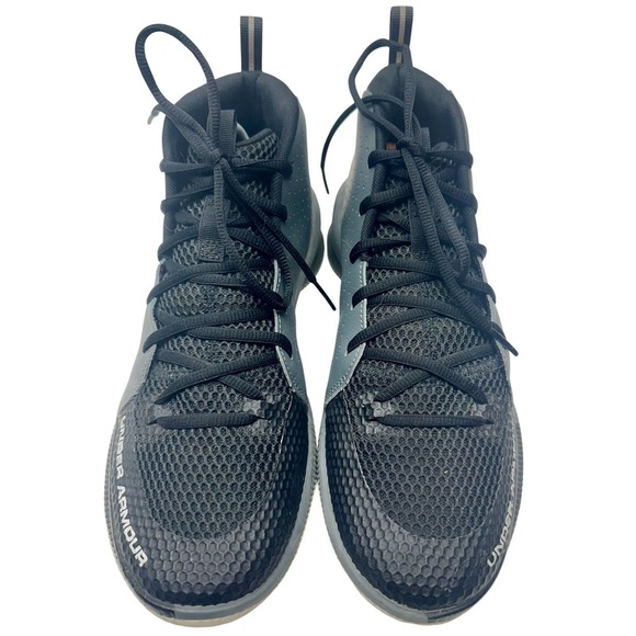 Under Armour - Mens Black Gray‎ Basketball - Sneaker - Size: 8.5 - 3022051-001 main image 6